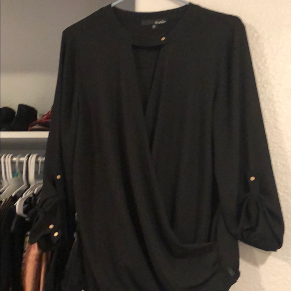 Ro & De black blouse